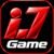 : IJ7 Game logo with red 3D design and white Game text